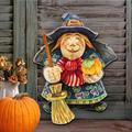 The Holiday Aisle® Pumpkin Home Decor Wood in Brown | 12 H x 9 W x 1 D in | Wayfair 8474403BC3954F3681DC984D863FCD0E