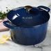 Martha Stewart Gatwick 7 qt. Cast Iron Round Dutch Oven w/ Lid Enameled Cast Iron/Cast Iron in Blue | 8 H x 13 W in | Wayfair 97283.02R