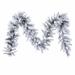 Primrue 9" X 14" Flocked Jackson Pine Unlit Artificial Garland w/ 160 Realistic Hardneedle/PVC Tips in Green | 14 H x 108 W x 14 D in | Wayfair