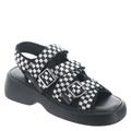 ALL BLACK Strappy Flat Lugg Platform Sandal - Womens Euro 38 US 7.5 Black Sandal Medium