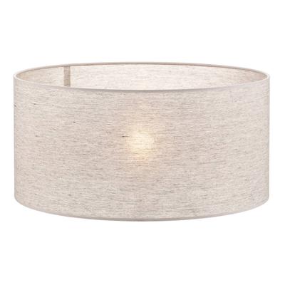 Lampenschirm Roller, grau, Ø 50 cm, Höhe 24 cm Roller Duolla, alu / grau / zink, Textil / Stoff / Seide Image