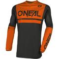 Oneal Element Threat Air Motocross Jersey, schwarz-orange, Größe M