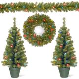 Promotional Assortment with Battery Operated LED Lights - Green - 3 ft
