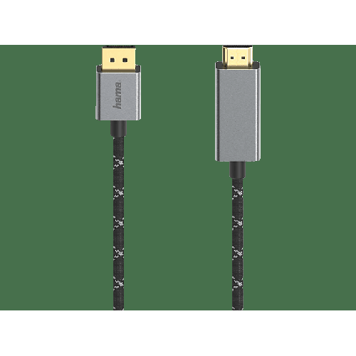HAMA DisplayPort-Stecker auf HDMI-Stecker, Kabel, 1,5 m