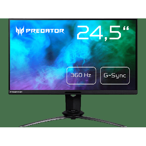ACER Predator X25 24,5 Zoll Full-HD Gaming Monitor (1 ms Reaktionszeit, 360 Hz DP, 240 HDMI)