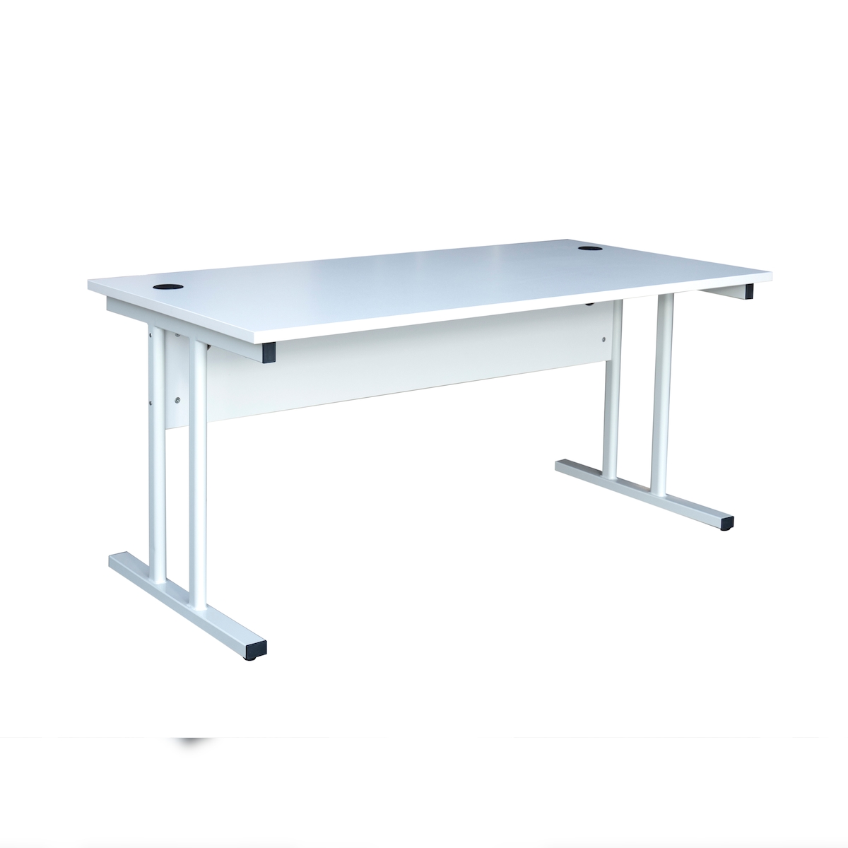 Schreibtisch ECO, T-Fuß, 730 x 1600 x 800 mm, lichtgrau Image