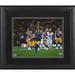 Cooper Kupp Los Angeles Rams Autographed Framed 11" x 14" Running Photograph with Yellow Ink Signature