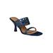 Wide Width Women's Vardana Sandal by J. Renee in Navy (Size 9 W)