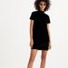 Madewell Dresses | Madewell Black Velvet Mini Dress With Mock Neck | Color: Black | Size: S