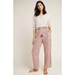 Anthropologie Pants & Jumpsuits | Anthropologie Doria Printed Sleep Trousers Tassel Elastic Waist Pants W Pockets | Color: Purple/Red | Size: Xs