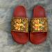 Coach Shoes | Coach Slides | Color: Brown/Red | Size: 8