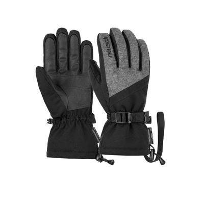 Skihandschuhe REUSCH "Outset R-TEX XT", Damen, Gr. 7,5, schwarz (schwarz, grau), 89% Polyester, 9% Polyurethan, 2% Elasthan, mehrfarbig, casual, Handschuhe, mit elastischer Handgelenksschlaufe