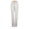 Hammer Jeans Jeggings - High Rise Straight Leg Boyfriend: White Bottoms - Women's Size 9 - Dark Wash