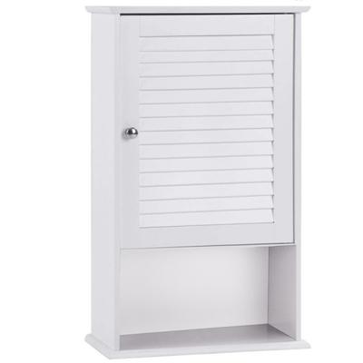 Costway 27.5 Inch H Wall Hanging Bathroom Storage Cabinet