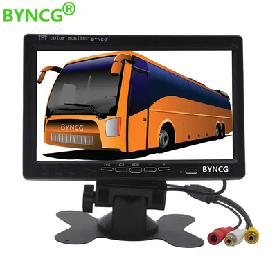 BYNCG 7 ''couleur TFT LCD moniteur voiture vue arrière moniteur rétroviseur écran d'affichage pour
