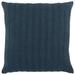 Hendri 22" Square Throw Pillow, Dark Blue