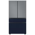 Samsung Bespoke 29 cu. ft. Smart 4-Door Refrigerator w/ Beverage Center & Custom Panels Included in Pink/Gray/Blue | Wayfair