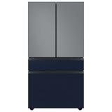 Samsung Bespoke 29 cu. ft. Smart 4-Door Refrigerator w/ Beverage Center & Custom Panels Included in Pink/Gray/Blue | Wayfair