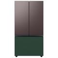 Samsung Bespoke 24 cu. ft. 3-door Refrigerator w/ Beverage Center & Custom Panels Included in Pink/Gray/Green | 70 H x 35.75 W x 28.75 D in | Wayfair