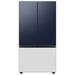 Samsung Bespoke 30 cu. ft. 3-door Refrigerator w/ Beverage Center & Custom Panels Included in Pink/Gray/Blue | 70 H x 35.75 W x 34.25 D in | Wayfair