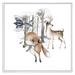 Loon Peak® Wild Animals Living Forest - Picture Frame Print on Canvas in White | 36 H x 36 W x 1.5 D in | Wayfair E937EAA3C9814DD29428818DE677687B