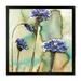Winston Porter Three Corn Flowers - Farmhouse Canvas Wall Art Canvas in Blue/Green | 30 H x 30 W x 1 D in | Wayfair