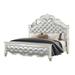 House of Hampton® Dienna Bed Wood & Upholstered/Performance Fabric/ in White | 65 H x 81.25 W x 88.5 D in | Wayfair