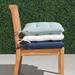 Tufted Outdoor Chair Cushion - Rain Indigo, 19"W x 18"D - Frontgate