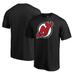 Men's Fanatics Branded Black New Jersey Devils Logo T-Shirt
