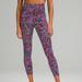 Lululemon Athletica Pants & Jumpsuits | Lululemon Base Pace High-Rise Running Tight 25" Floral Electric Multi Sz 20 Nwt | Color: Pink/Purple | Size: 20