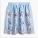 J. Crew Skirts | J. Crew Linen Palm Tree Skirt 2 Nwt Blue White | Color: Blue/White | Size: 2