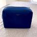 Tory Burch Bags | - Tory Burch Perry Nylon Block Small Cosmetic Case Royal Blue Size 8”In X 6”X4” | Color: Blue/Brown | Size: Os
