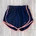 Nike Shorts | Nike Dri Fit Tempo Running Shorts Navy Stars Coral Pink Lining Extra Small Xs | Color: Blue/Pink | Size: Xs