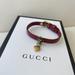 Gucci Jewelry | New Gucci Red Bracelet Lion Heart Size S | Color: Red | Size: S