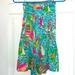 Lilly Pulitzer Shorts | Lilly Pulitzer Strapless Romper Xs | Color: Green/Pink | Size: Xs