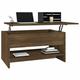 Festnight Coffee Table Lift Top Coffee Table Wood Lifting Coffee Table Tea Table with Storage Shelf for Living Room Brown Oak 80x50x40 cm Engineered Wood