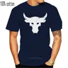 T-shirt noir unisexe Dwayne Johnson Brahma Bull Tattoo