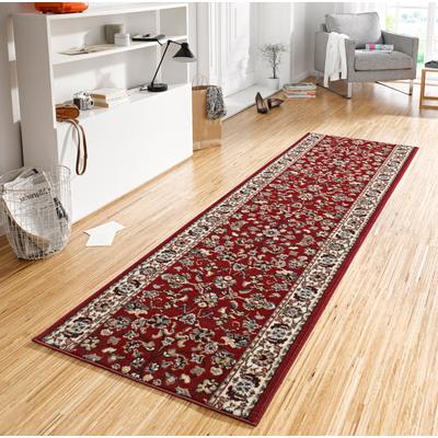 Läufer HANSE HOME "Vintage" Gr. 45, rot, B:80cm H:9mm L:500cm, Kunstfaser, Teppiche, Teppichläufer, Kurzflor, Orient, Vintage, Retro, Flur, Schlafzimmer Image