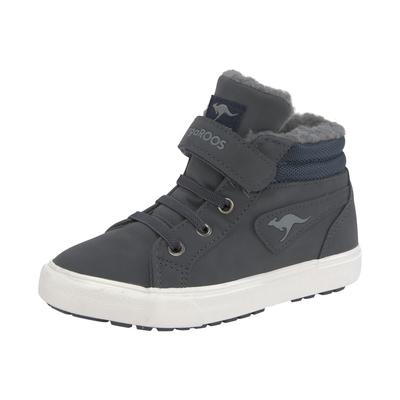 Sneaker KANGAROOS "Kavu III", Gr. 24, blau (navy), Synthetik, sportlich, Schuhe, gefüttert