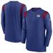 Men's Nike Royal New York Giants Sideline Tonal Logo Performance Player Long Sleeve T-Shirt