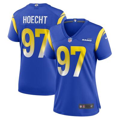 "Women's Nike Michael Hoecht Royal Los Angeles Rams Game Player Jersey"