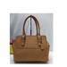 Coach Bags | Coach Tan Leather Double Buckle Handles Satchel Shoulder Bag | Color: Tan | Size: Os