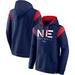 Men's Fanatics Branded Navy New England Patriots Call The Shot Pullover Hoodie