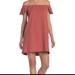 Madewell Dresses | Madewell, Red Off-The-Shoulder Dress, Woman's Small | Color: Red | Size: S