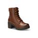 Women's Brynn Lace Up Boot by Eastland in Tan (Size 8 M)