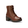 Women's Brynn Lace Up Boot by Eastland in Tan (Size 6 1/2 M)