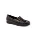 Wide Width Women's Dawson Casual Flat by Trotters in Black (Size 11 W)