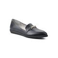 Women's Maria Casual Flat by Cliffs in Black Smooth (Size 7 M)