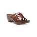 Women's Poppy Sandals by Eastland in Mahogany (Size 7 M)