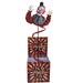 Haunted Hill Farm Life-Size Animatronic Clown Jack in the Box w/ Lights & Sound Plastic in Black/Red | 68.8 H x 46 W x 19.5 D in | Wayfair